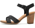 Сандалии TOMS Majorca Ankle Strap на квадратном каблуке с ремешком на щиколотке