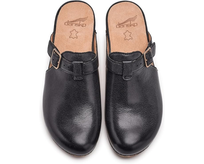 Клоги Dansko Leandra с кожаным верхом и энергопоглощающей подошвой