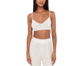 Eberjey бюстгальтер Pointelle Sweater Bralette с вырезом