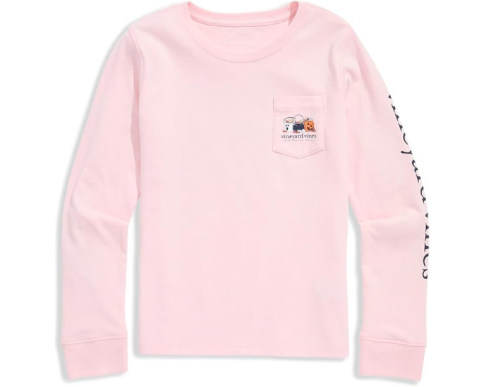 Футболка с длинным рукавом и карманом Vineyard Vines для детей