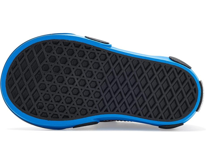 Детские кеды Vans Kids Old Skool V Car на липучке с усиленным мыском
