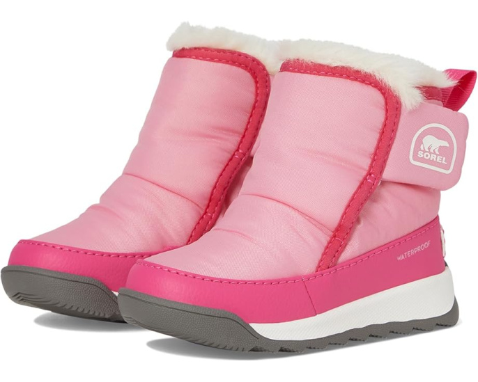 Детские ботинки SOREL Whitney II Plus Bootie WP на липучке с водонепроницаемой конструкцией