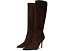 Ботильоны Nine West Gerty из замши темно-коричневого цвета на каблуке