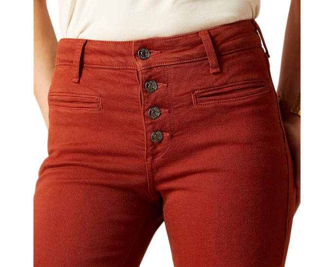 Джинсы Ariat High-Rise Jazmine Flare цвета Бордо