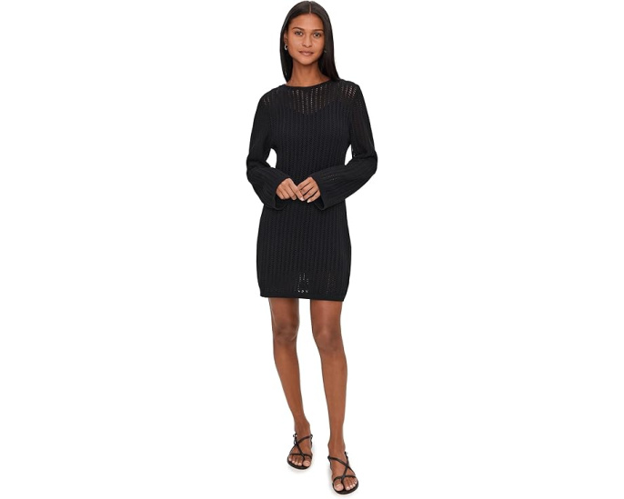 Barbour мини-платье Daya Knitted с ажурной вязкой