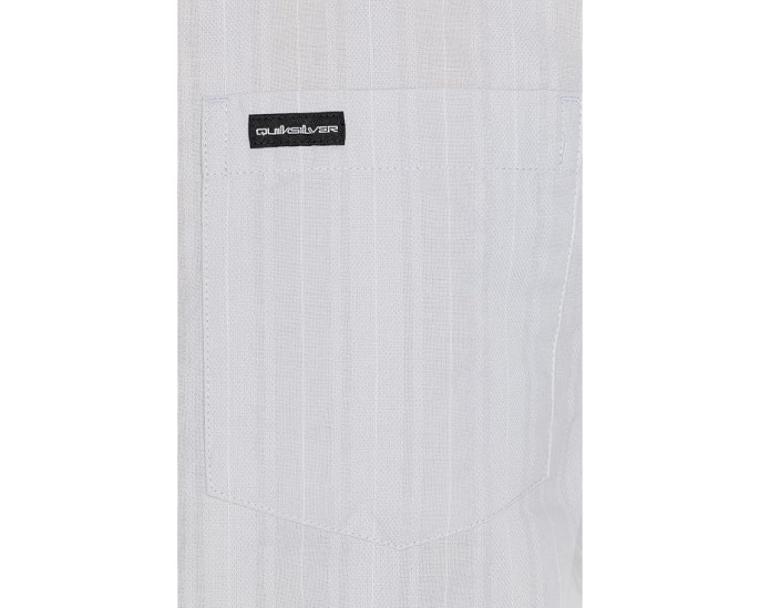 Рубашка Quiksilver Dobby Stripe Classic Woven с оксфордской полосой и нагрудным карманом