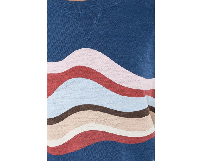 Джемпер Faherty Sunwashed Slub с круглым вырезом