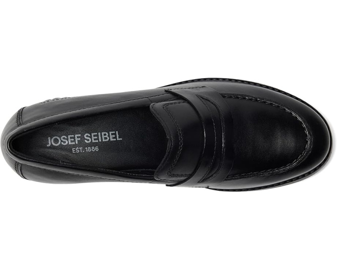 Лоферы Josef Seibel Kate 02 на устойчивом каблуке с эластичной вставкой
