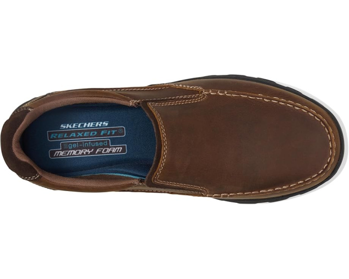 Мокасины SKECHERS Relaxed Fit Braver - Rayland с гелевой стелькой Memory Foam