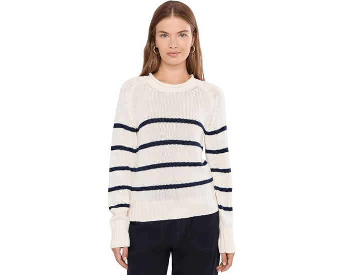Полосатый пуловер Coral Striped от 525 america