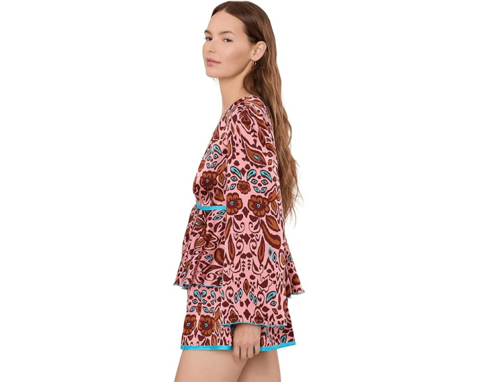 Free People комплект Bed To Brunch Set с цветочным принтом