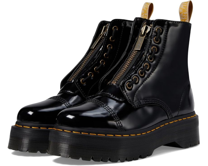 Веганские ботинки Dr. Martens Vegan Sinclair на платформе с молнией