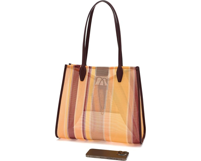 Сетчатая сумка Lexington Tote X Shopbop от Madewell цвета Mango Multi