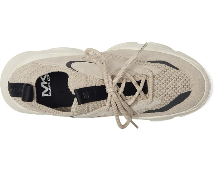 Кроссовки Michael Kors Atlas Knit Trainer с воротником на шнурке