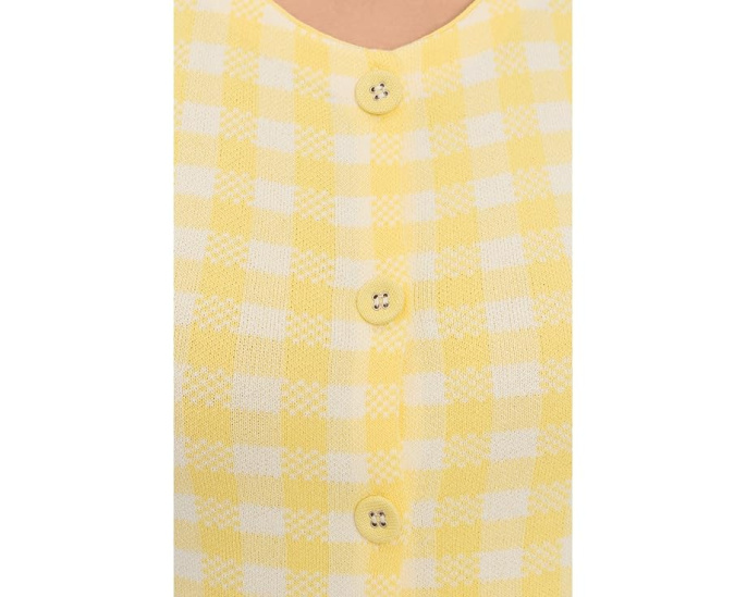 Платье 525 america Ember Button Front Lemon Meringue Combo