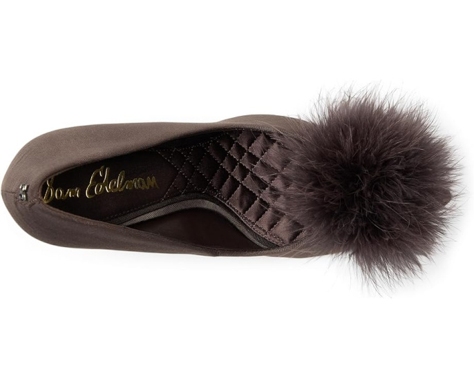Туфли Sam Edelman Hazel Plush на шпильке с помпоном из искусственного меха