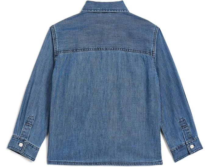 Джинсовая рубашка Denim Patch Shirt для детей от abercrombie kids