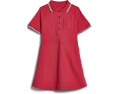 Платье Burberry Kids Romola с воротником поло и клетчатой отделкой