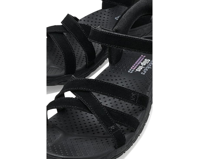 SKECHERS сандалии Reggae Natural Poise Hands Free с перекрестными ремешками