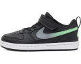 Кроссовки Nike Court Borough Low Fade для детей Black и Illusion Green