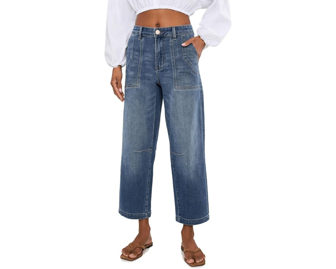 Джинсы KUT from the Kloth Ashton Wide Leg Barrel в цвете Prosperous