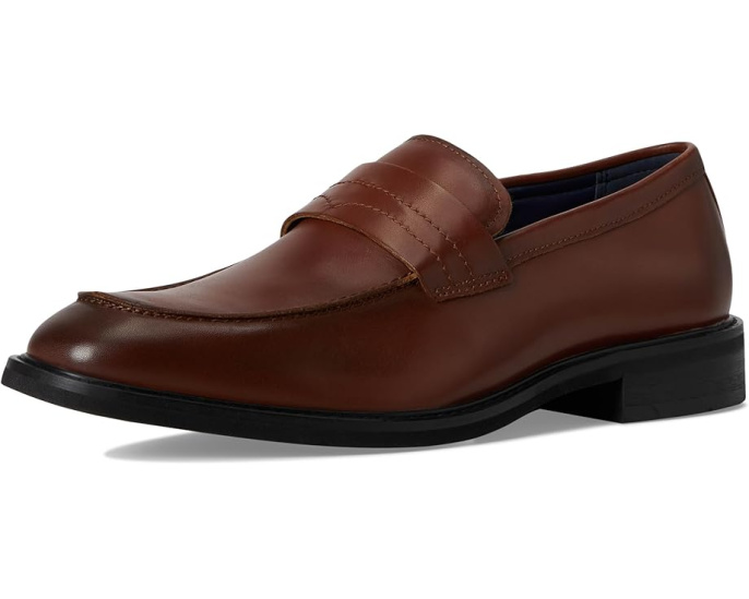 Лоферы Steve Madden Mammoth из кожи с квадратным каблуком