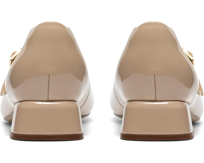Туфли Clarks Daiss 30 Bar из лаковой кожи с ремешком и каблуком 30 мм
