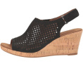 Сандалии Rockport Briah Perf Sling с открытым носком и пробковой платформой