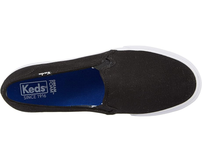Кроссовки Keds Double Decker Slip On с круглым носком и гибкой подошвой