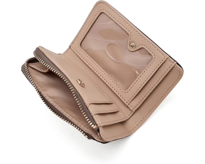 GUESS картхолдер Yvonne Logo Zip Around с логотипом 4G