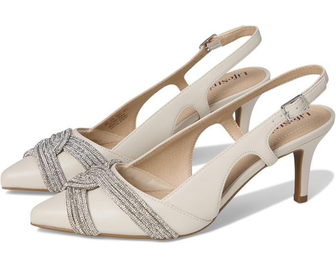 Social Event Slingback Dress Pumps