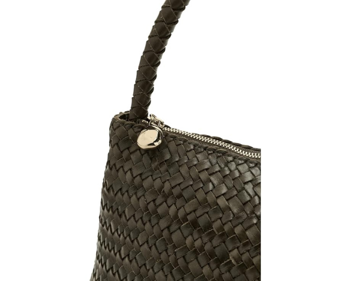 Сумка через плечо Madewell LG Woven Zip Shoulder с ручным плетением