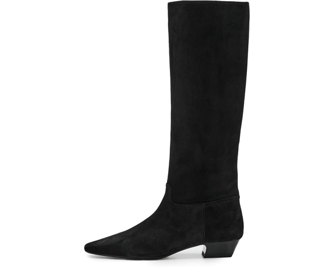 Ботинки Stassi Boot Stuart Weitzman до колена с острым носком