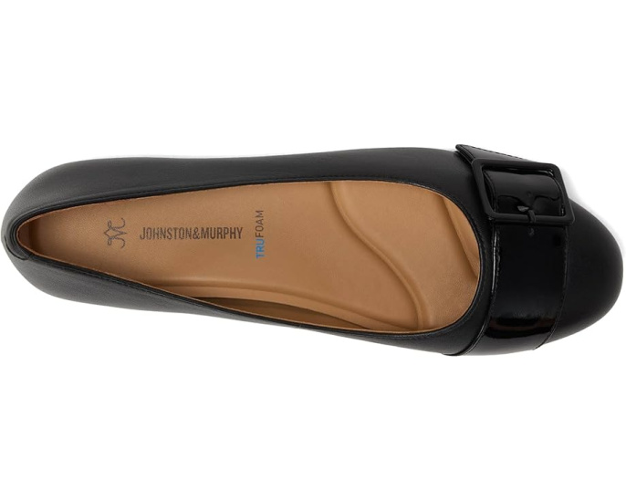Балетки Johnston & Murphy Claire Belted с ремешком из замши