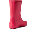 Детские резиновые сапоги Hunter Kids First Classic с плоской подошвой для первых луж