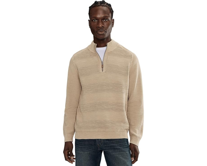Свитер Tommy Bahama Saltwater Textured Half Zip с воротником стойкой