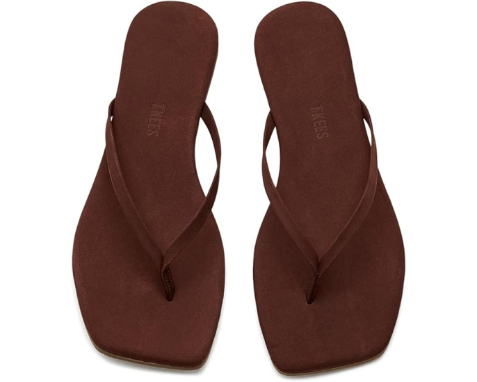Сандалии TKEES Square Toe Lily Suede с квадратным носком из замши