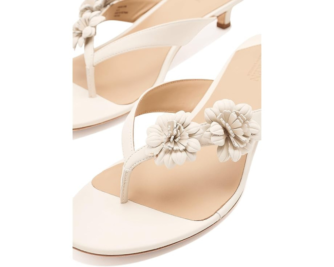Lauren Ralph Lauren Francesca сандалии из мягкой кожи Nappa с цветочной отделкой