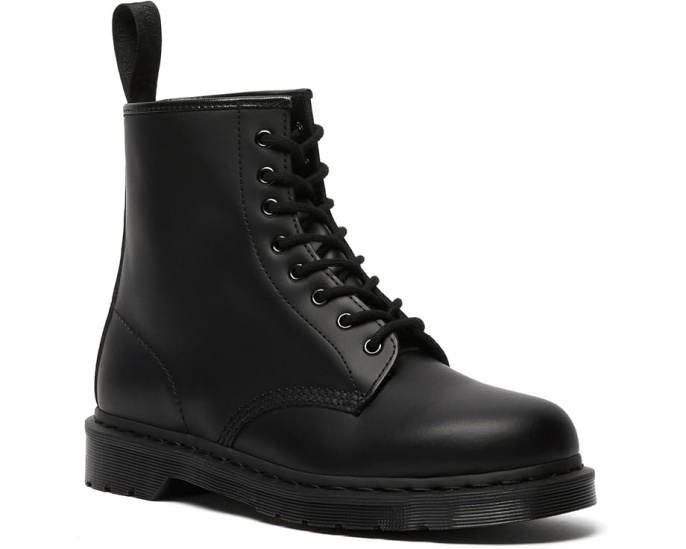 Ботинки Dr. Martens 1460 Mono с гладкой кожей и классической колодкой