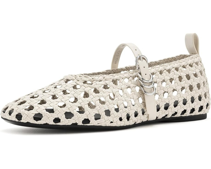 Балетки rag & bone Spire Mary Jane из полиуретана с регулируемой пряжкой