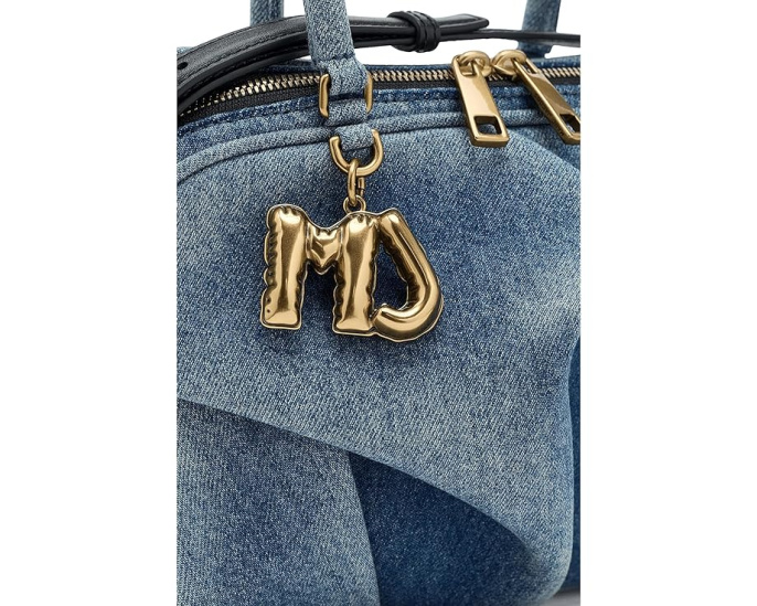 Сумка The Denim Small Wave от Marc Jacobs с волнообразным декором