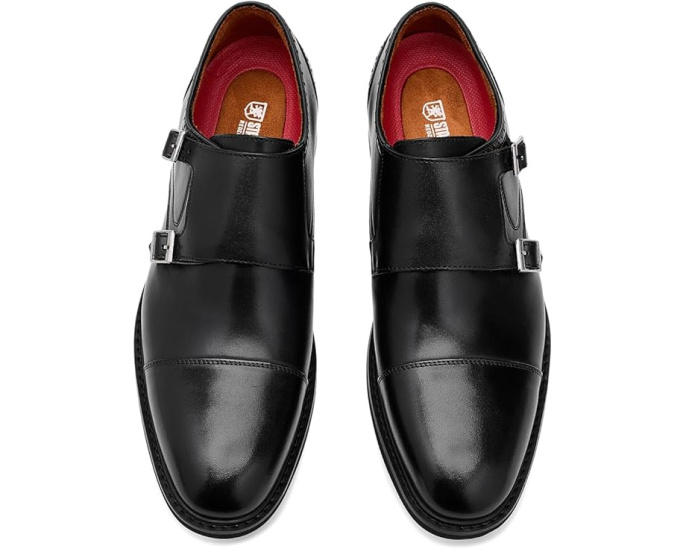 Туфли Stacy Adams Boswell с двойной пряжкой monk strap и мыском