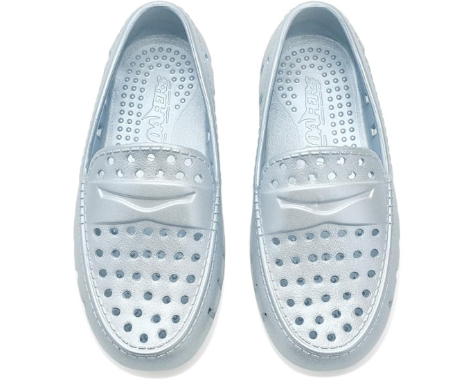 Детские мокасины Floafers Kids Prodigy Driver Metallic с металлическим эффектом
