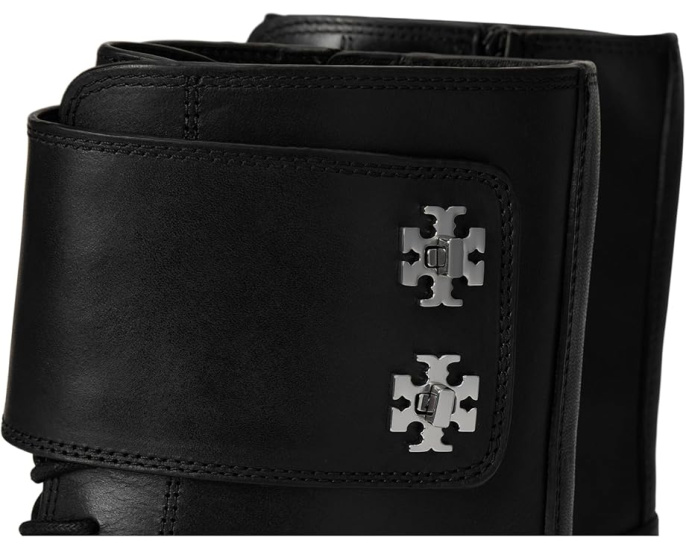 Ботинки Tory Burch Turnlock Lug на каблуке 40 мм с массивной подошвой