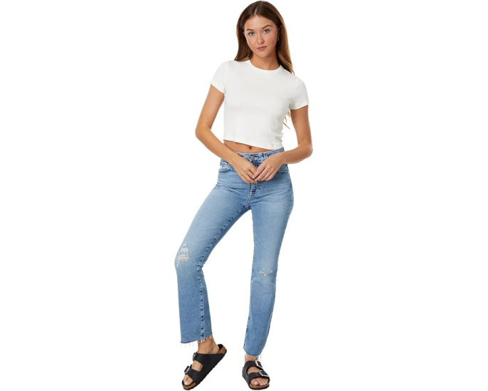 Джинсы клеш с высокой талией Farrah от AG Jeans