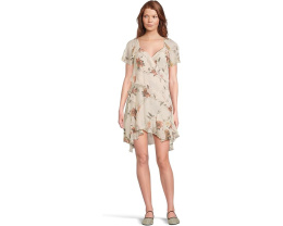 Платье AllSaints Darma с запахом и рюшами