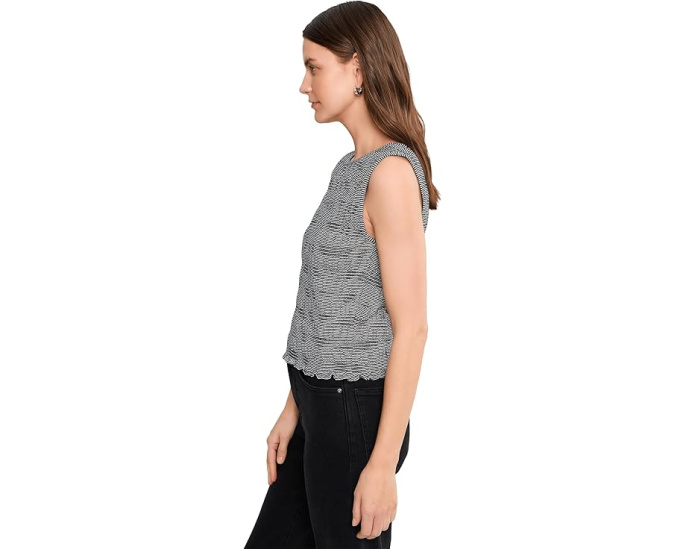 Топ Madewell Sachi Smocked Tank в полоску