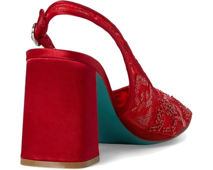 Туфли Blue by Betsey Johnson Ninah на устойчивом каблуке с сеткой