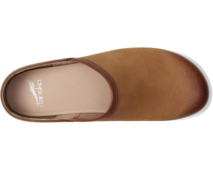 Клоги Dansko Brenna из нубука с защитой от пятен и запаха