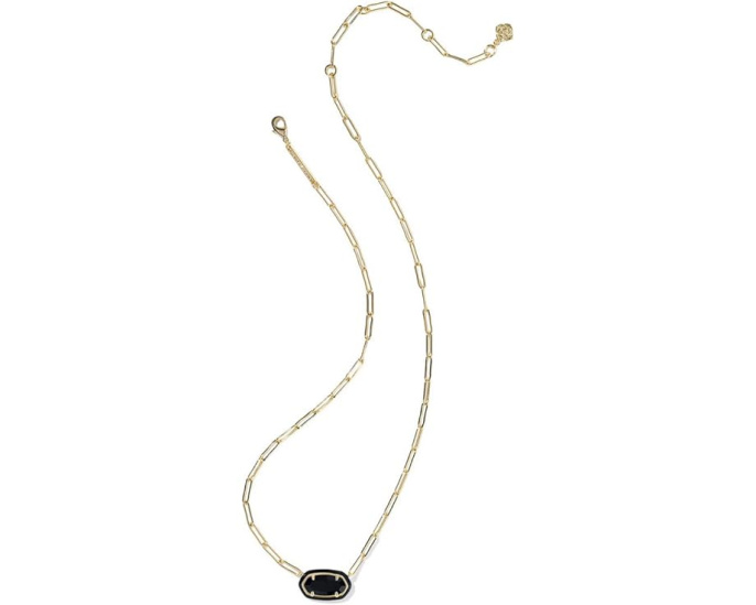 Кулон Kendra Scott Elisa с эмалевой рамкой и цепочкой